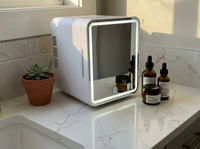 Chillberi™ Skincare Fridge with LED Mirror | Mini Beauty Fridge