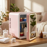 Chillberi™ Skincare Fridge with LED Mirror | Mini Beauty Fridge